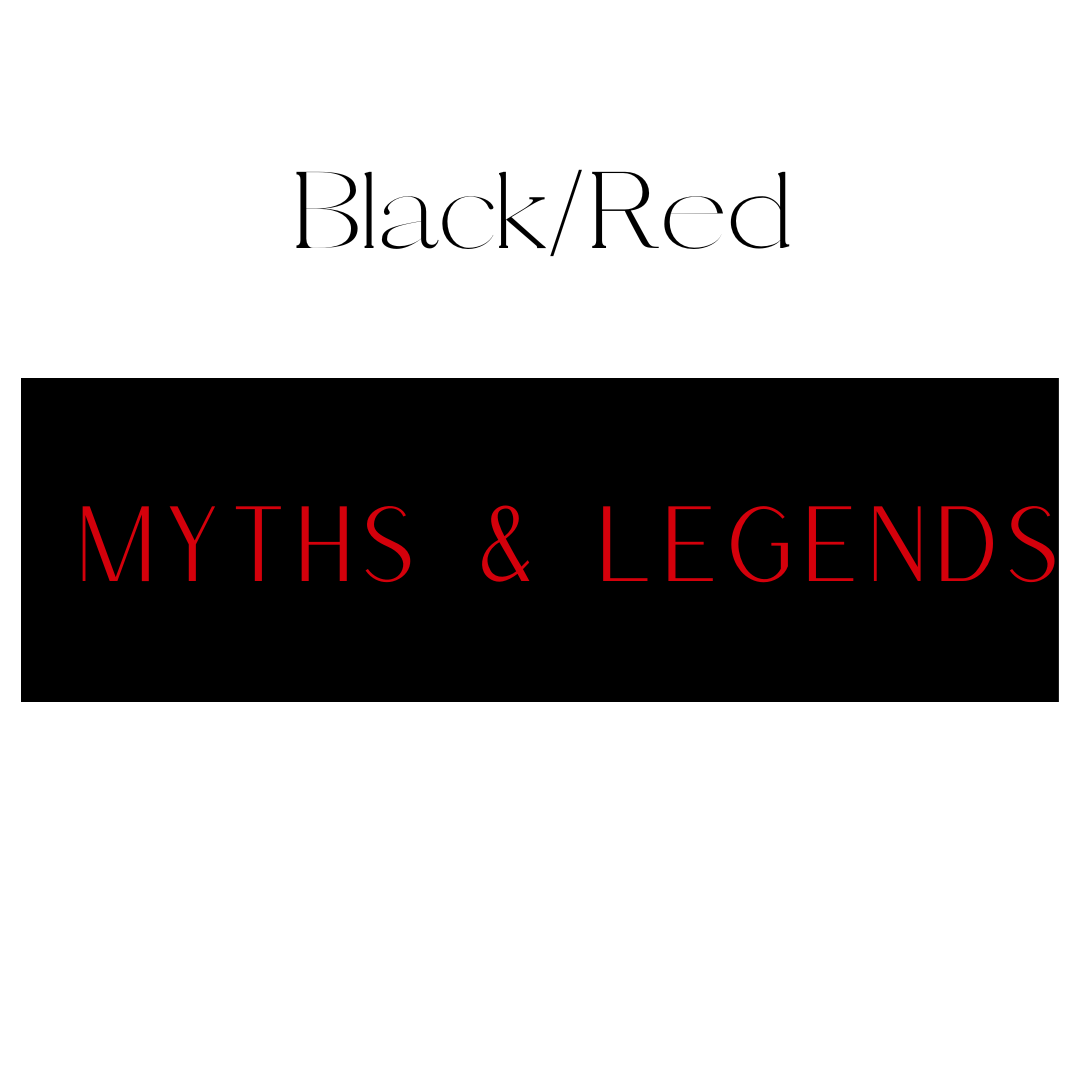 Myths & Legends Shelf Mark™ in Black & Red by FireDrake Artistry™