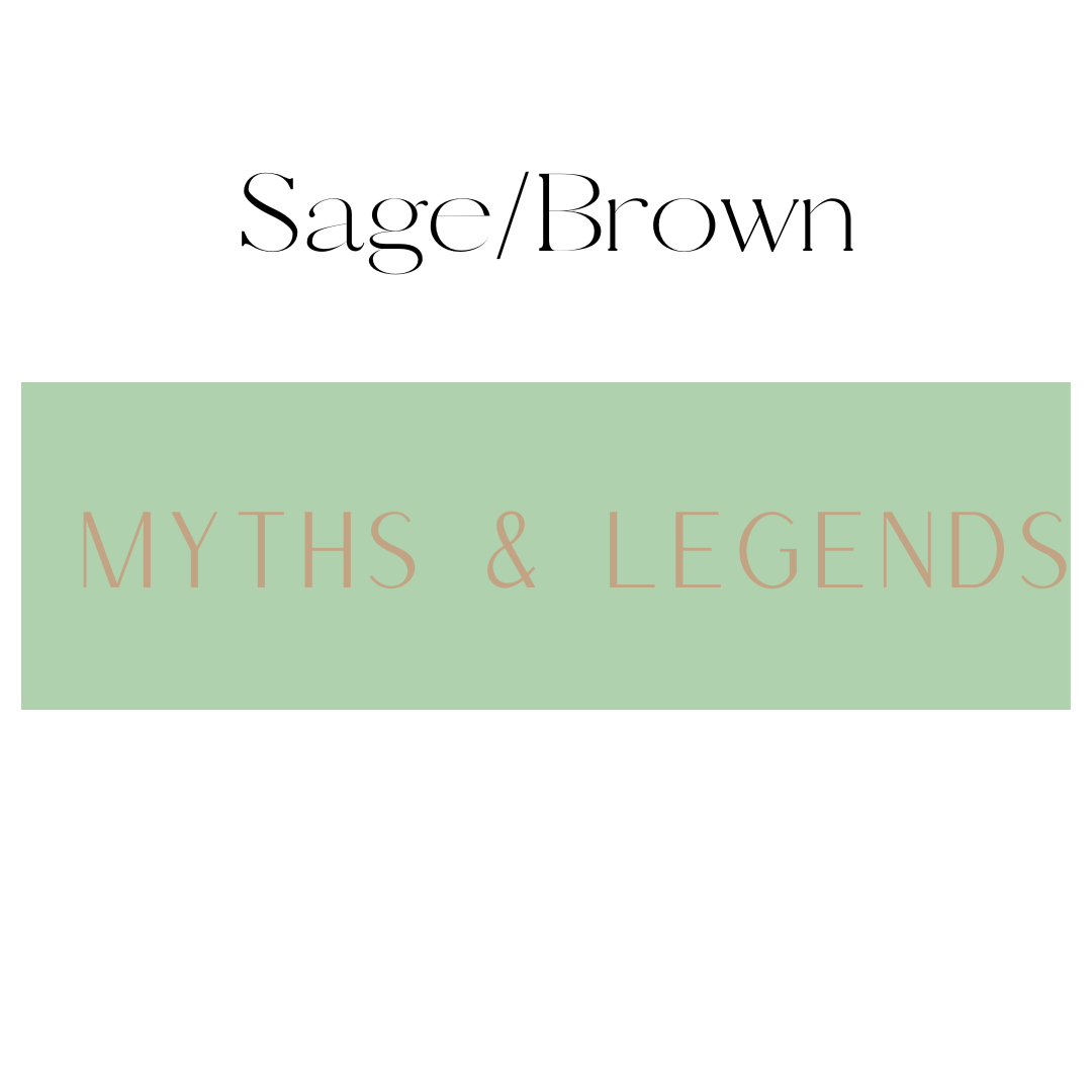 Myths & Legends Shelf Mark™ in Sage & Brown by FireDrake Artistry™
