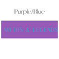 Load image into Gallery viewer, Myths & Legends Shelf Mark™ in Purple & Blue by FireDrake Artistry™
