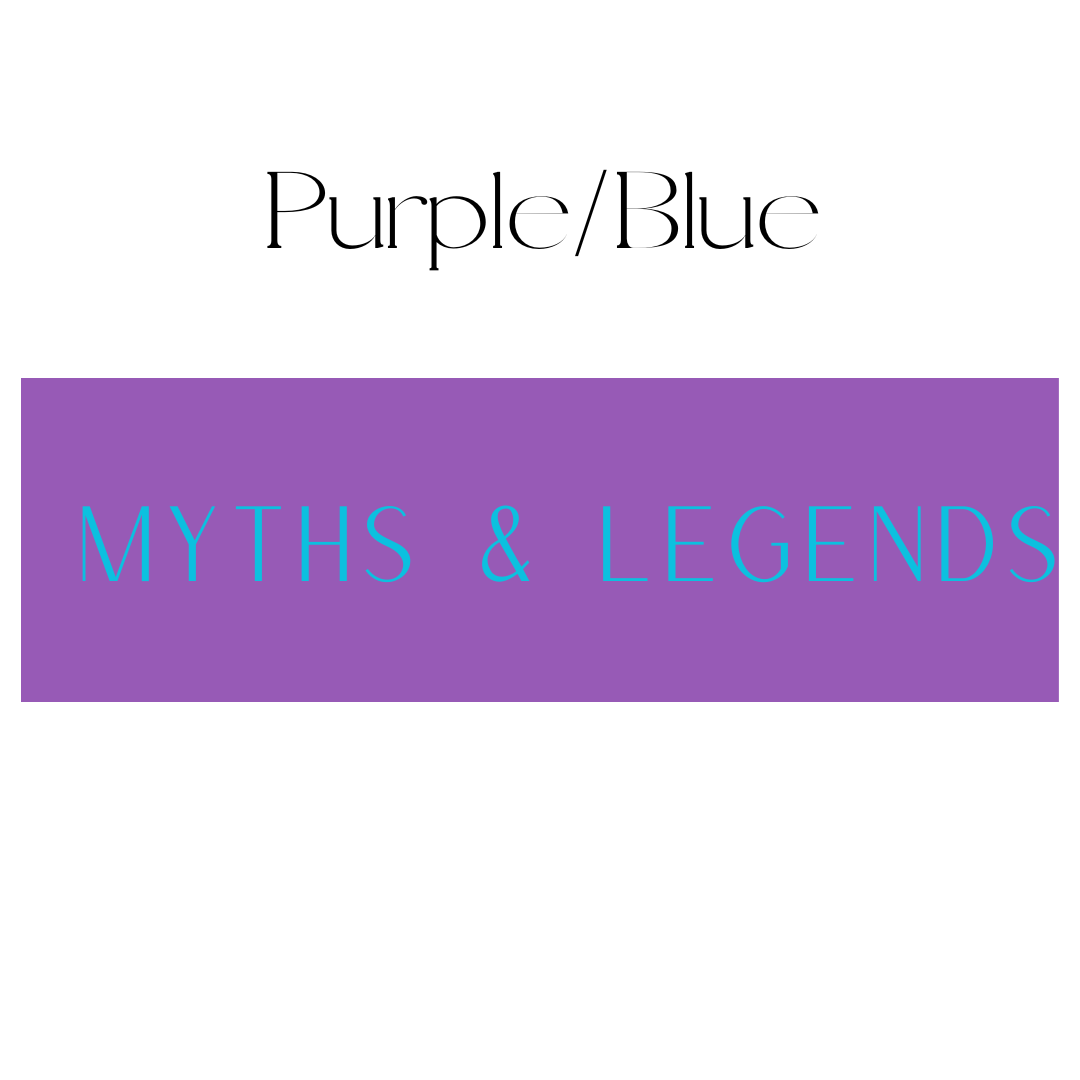 Myths & Legends Shelf Mark™ in Purple & Blue by FireDrake Artistry™