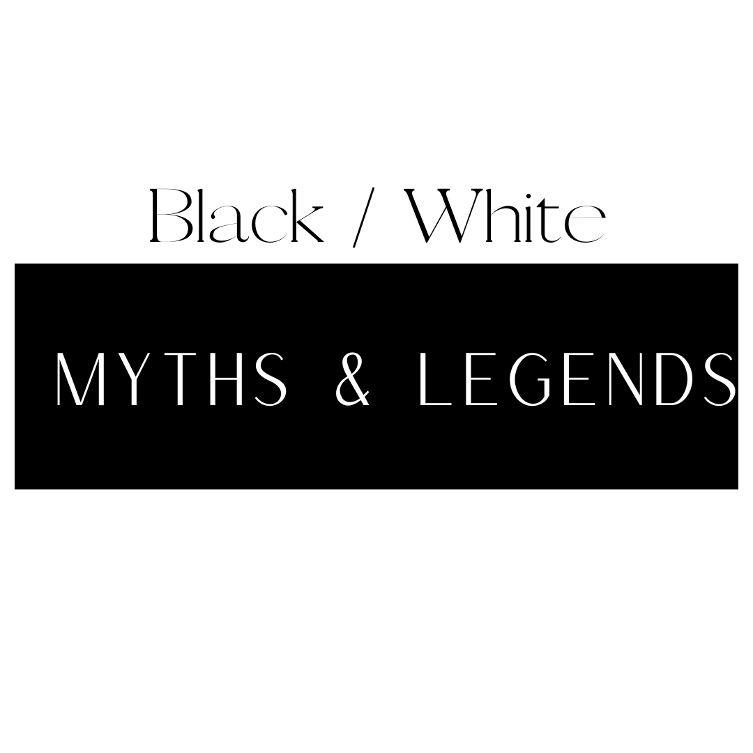 Myths & Legends Shelf Mark™ in Black & White by FireDrake Artistry™