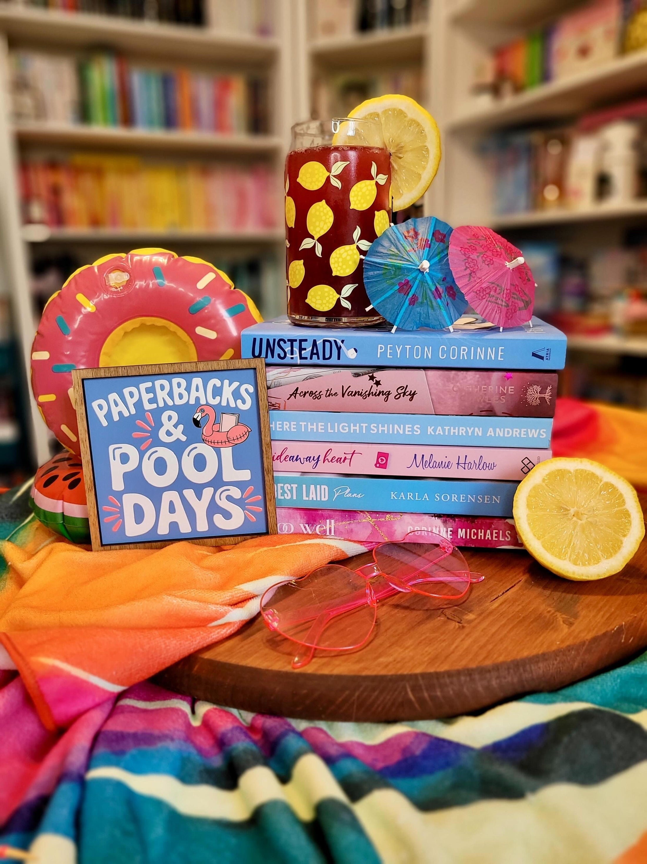 Paperbacks & Pool Days