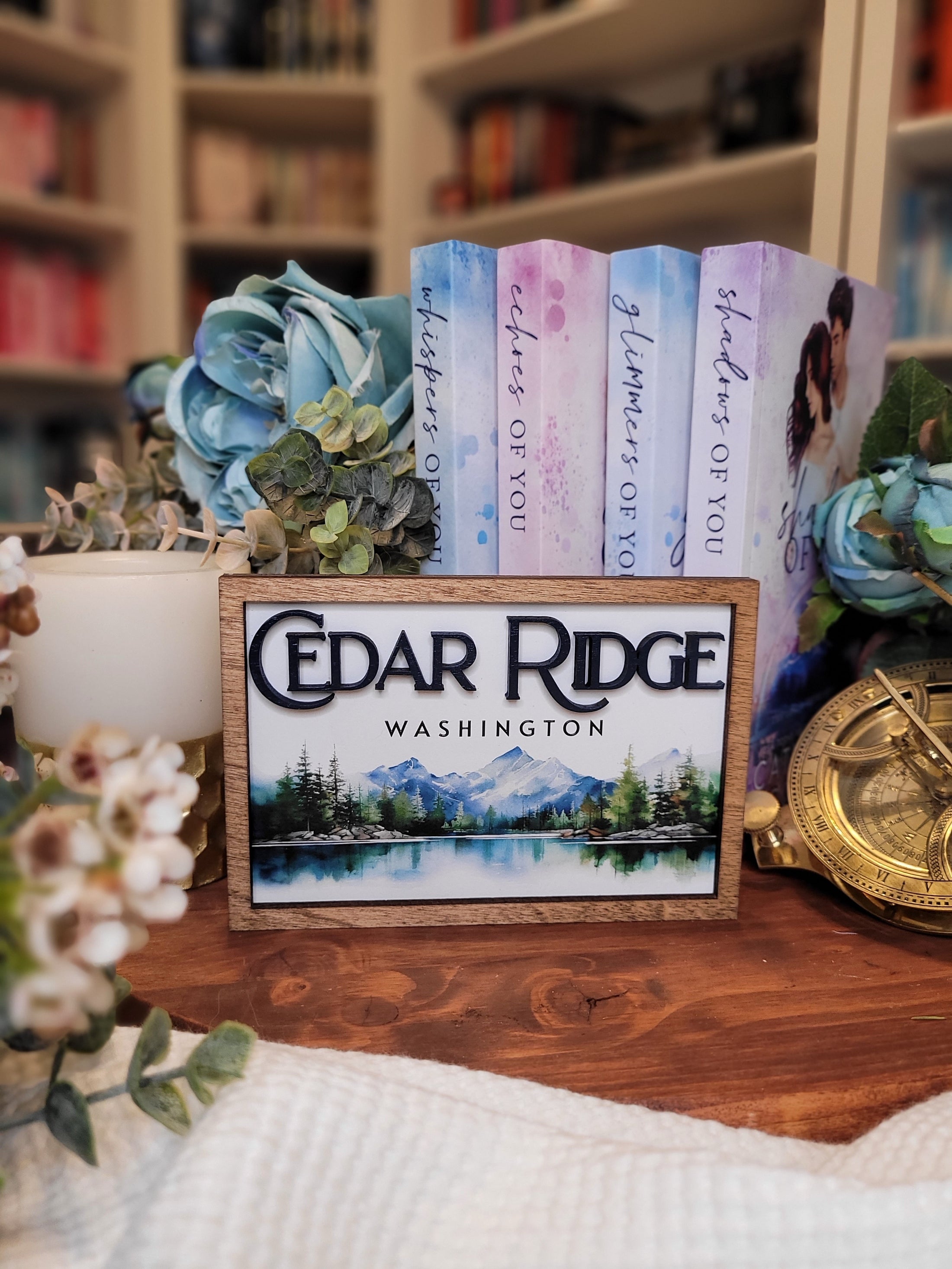 Cedar Ridge Sign - FireDrake Artistry™