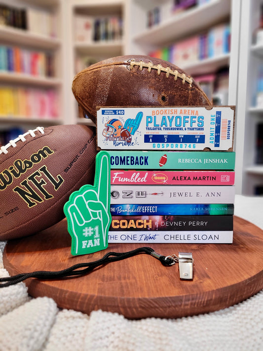 Football Romance Ticket Sign
