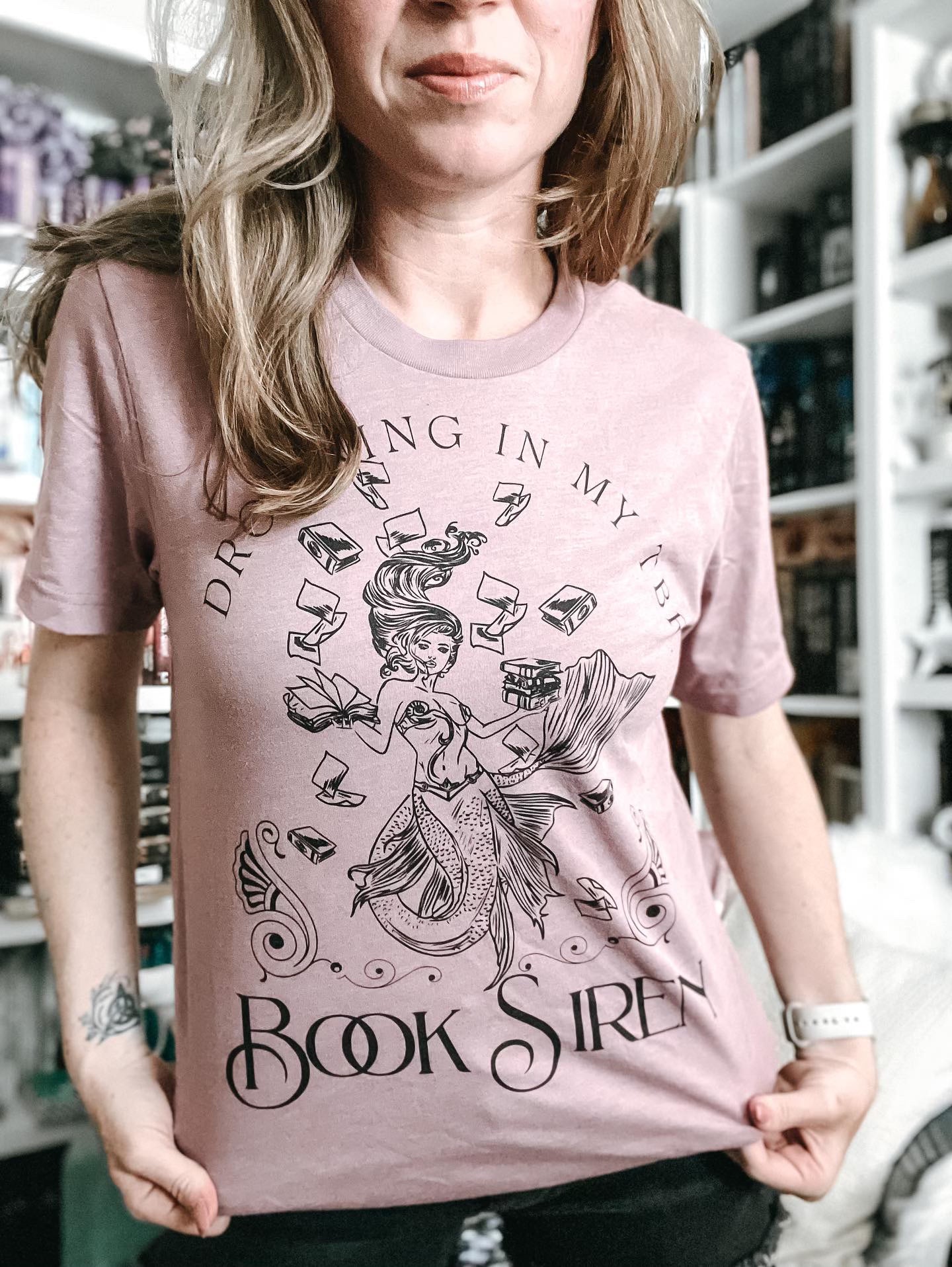 Book Siren Unisex t-shirt™ for FireDrake Artistry