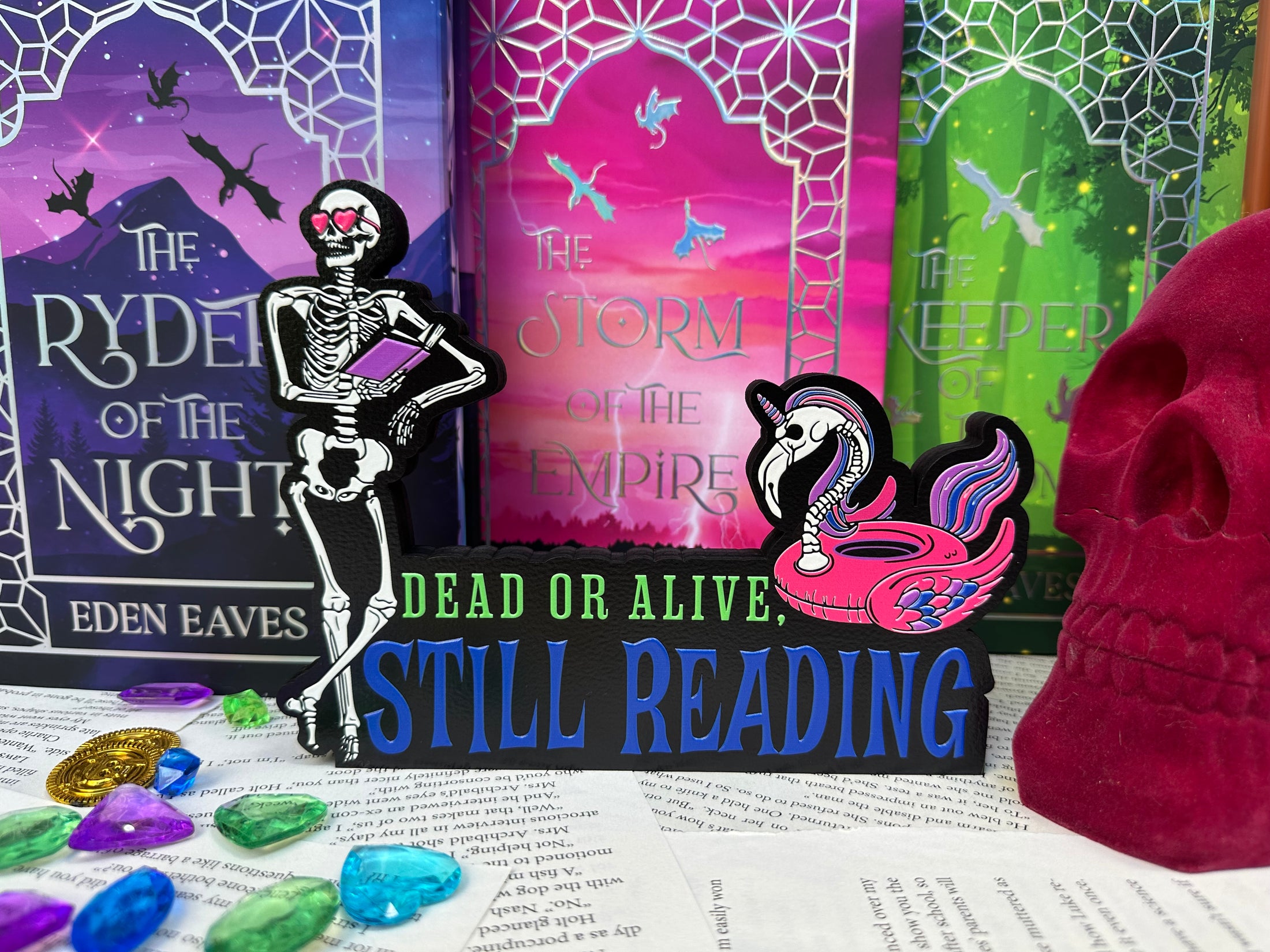 Dead or Alive Shelf Sign