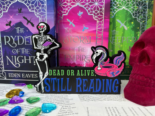 Dead or Alive Shelf Sign