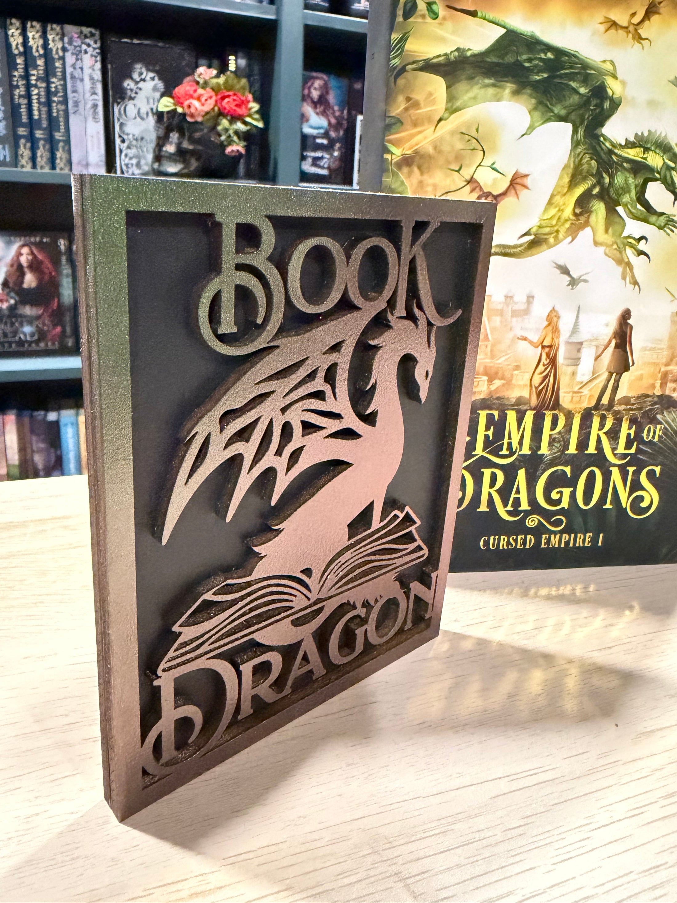 Book Dragon Sign
