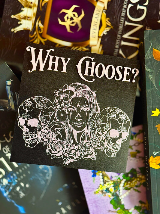 *SHADOWS AND SEDUCTION EVENT ONLY* Why Choose Shelf Sign