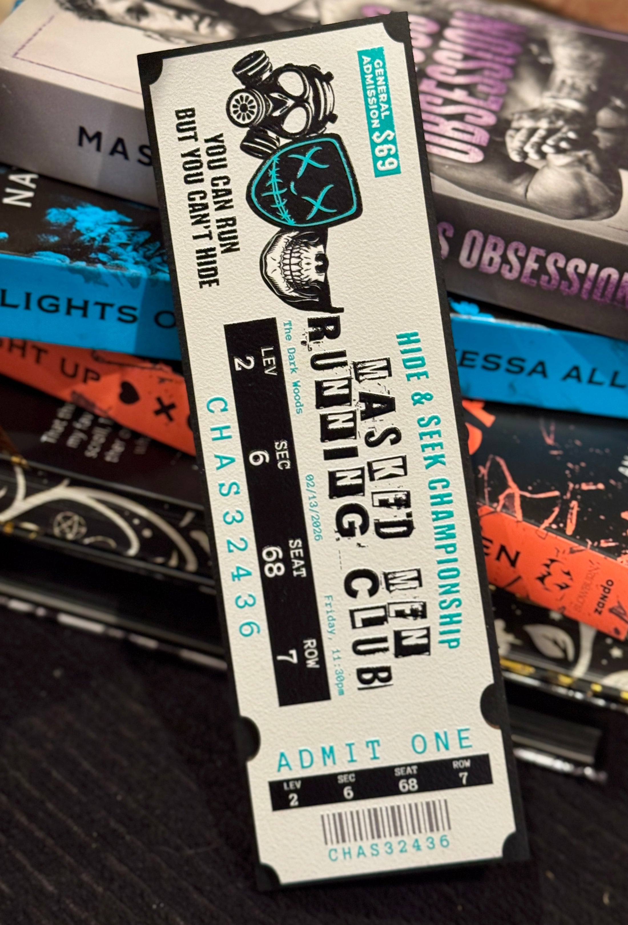 *SHADOWS AND SEDUCTION EVENT ONLY* Masked Men Running Club Ticket