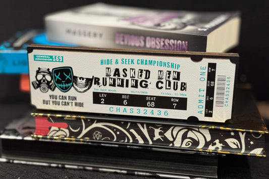 Masked Men Running Club Ticket