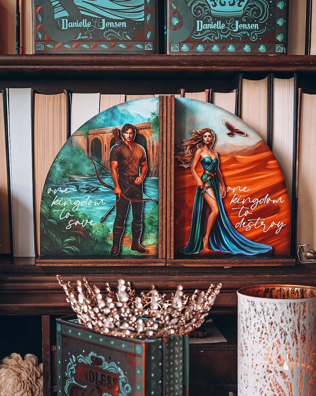 The Bridge Kingdom Bookends - Made with Permission Danielle L. Jensen Collection