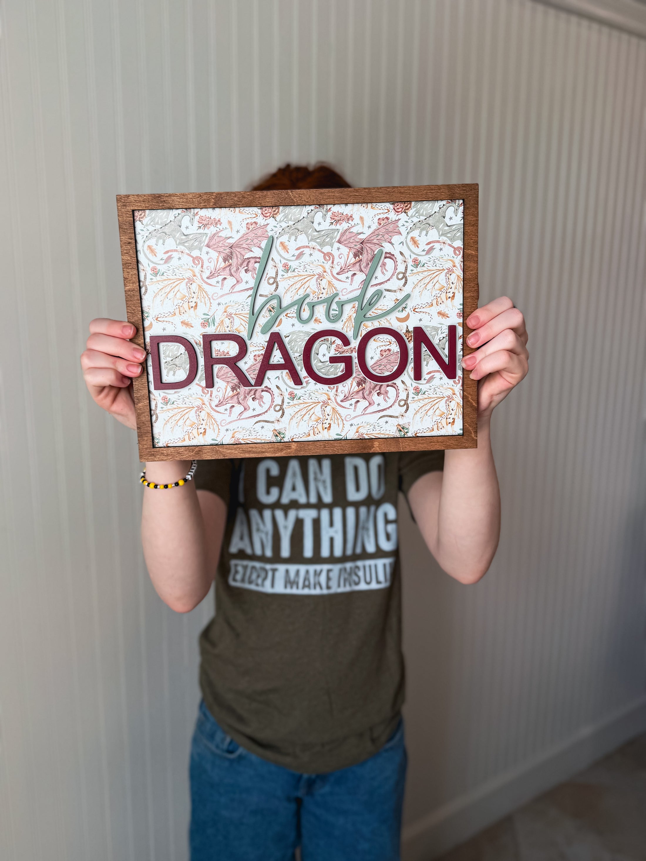 *LARGE* Book Dragon Pattern
