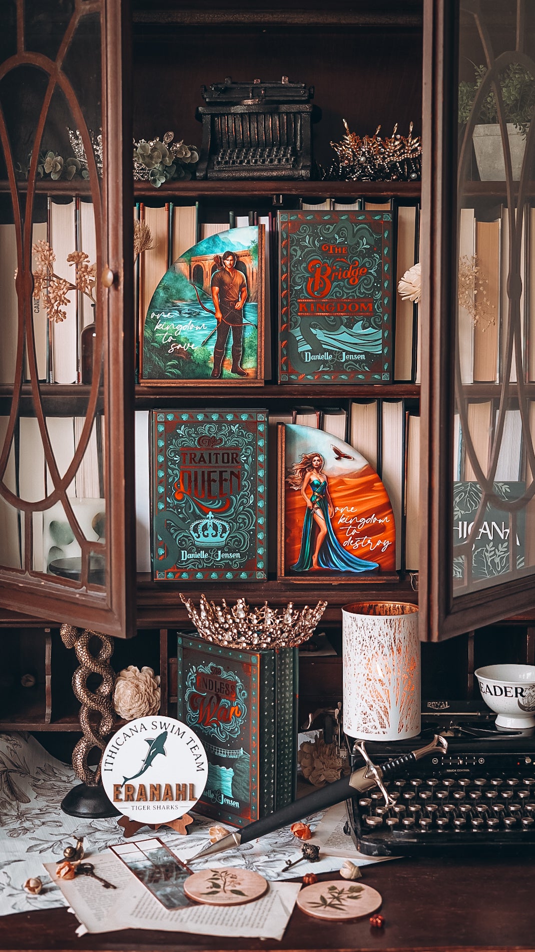 The Bridge Kingdom Bookends - Made with Permission Danielle L. Jensen Collection