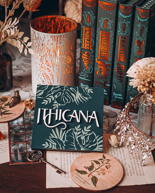 “The Bridge Kingdom” Ithicana Shelf Sign - Made with Permission Danielle L. Jensen Collection