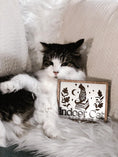 Load image into Gallery viewer, SWEETGRASS PREORDER - Indoor Cat Shelf Sign
