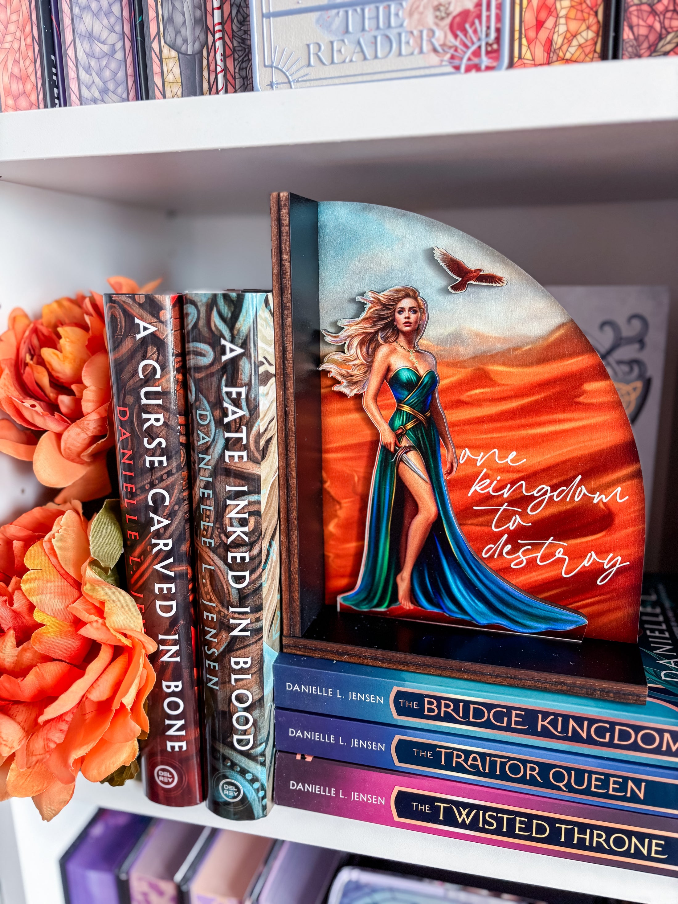 The Bridge Kingdom Bookends - Made with Permission Danielle L. Jensen Collection