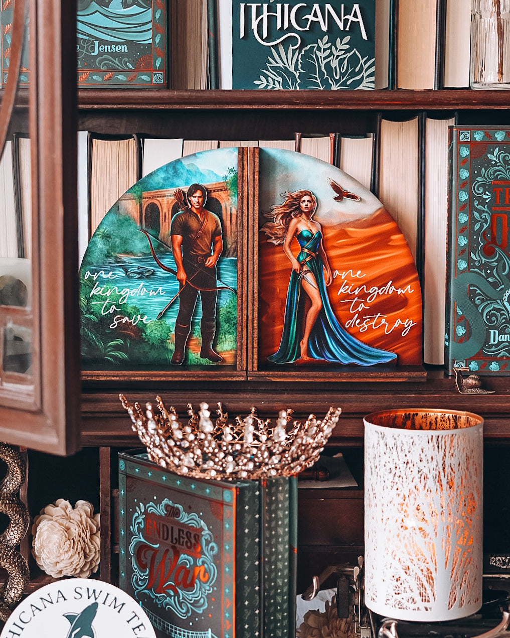 The Bridge Kingdom Bookends - Made with Permission Danielle L. Jensen Collection