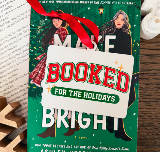Booked for the Holidays Ornament