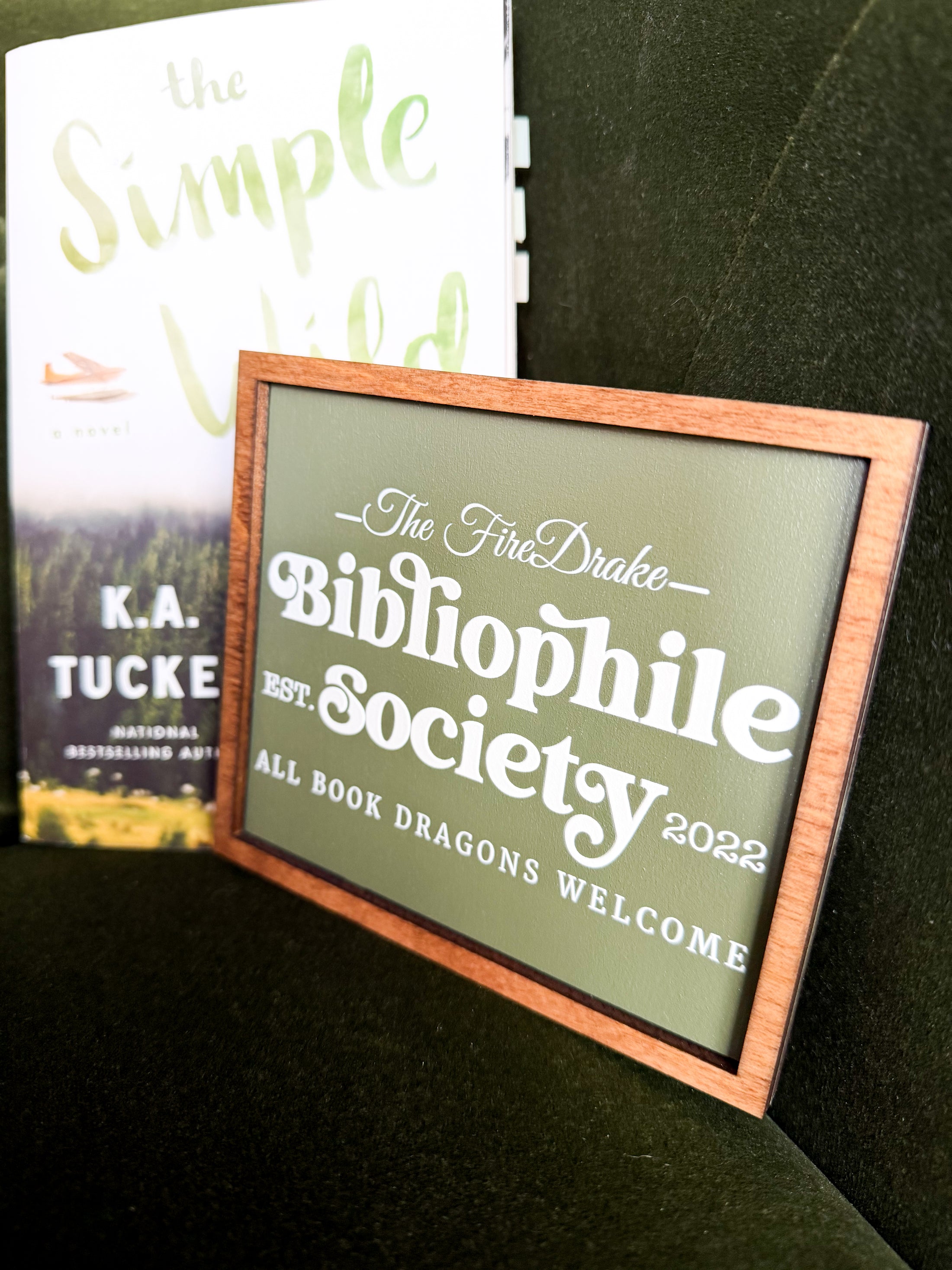 FireDrake Bibliophile Society Sign ( Patreon 2026 Quarter 1 Sign )