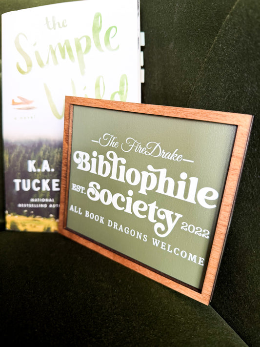 FireDrake Bibliophile Society Sign ( Patreon 2026 Quarter 1 Sign )