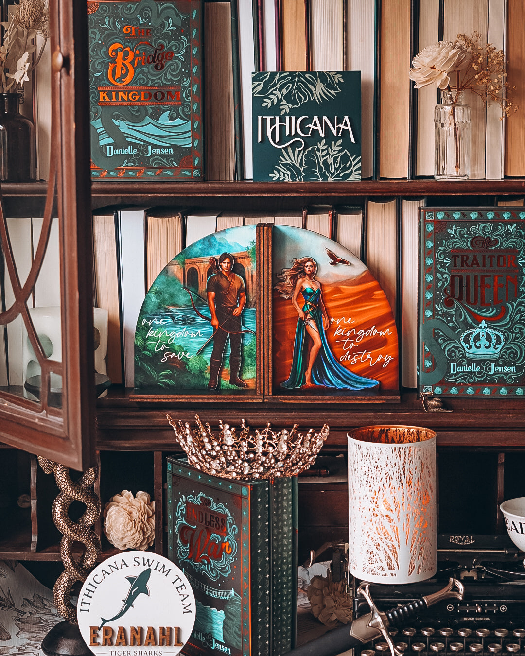 The Bridge Kingdom Bookends - Made with Permission Danielle L. Jensen Collection