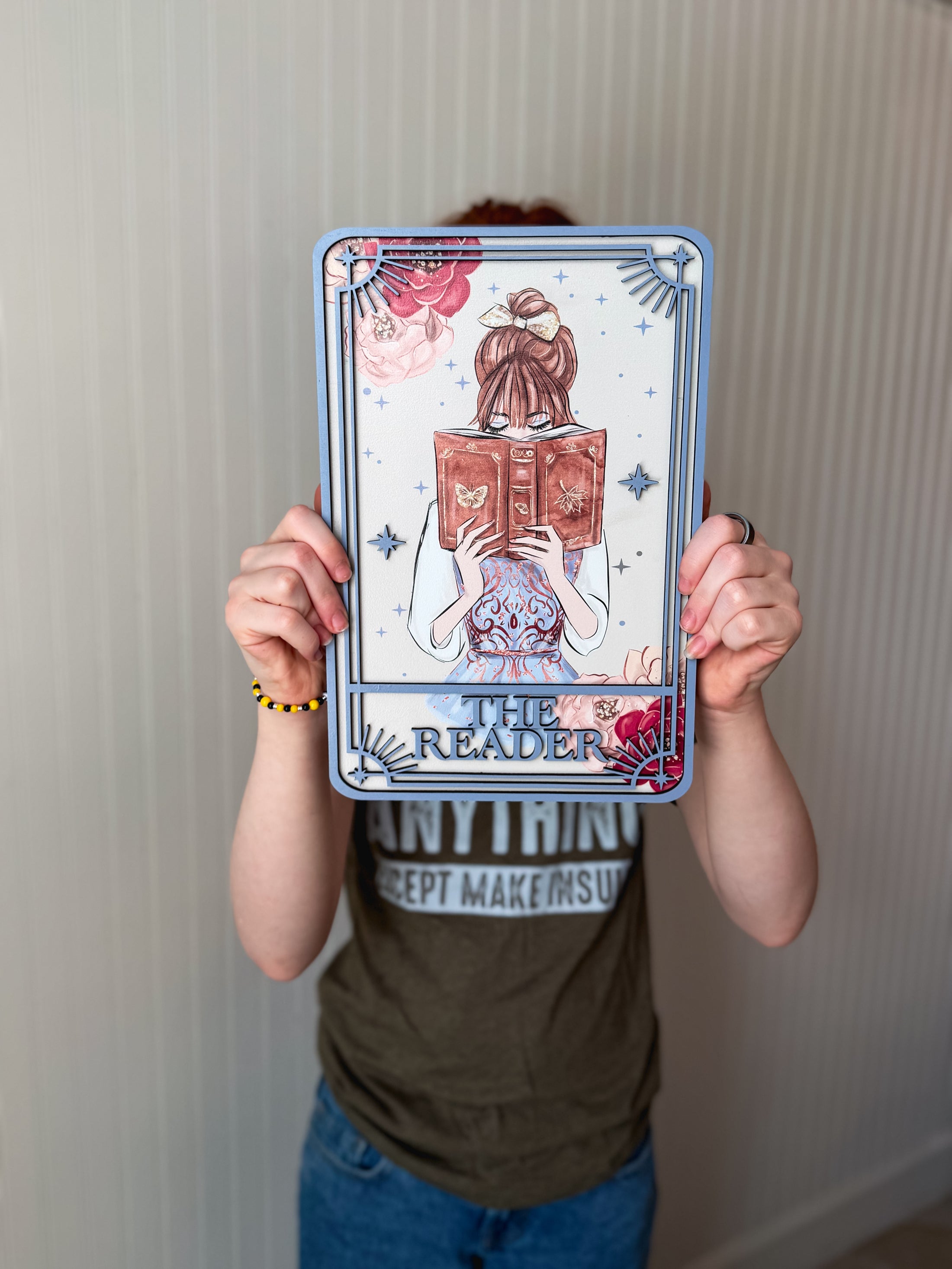*LARGE* "The Reader" Tarot Card