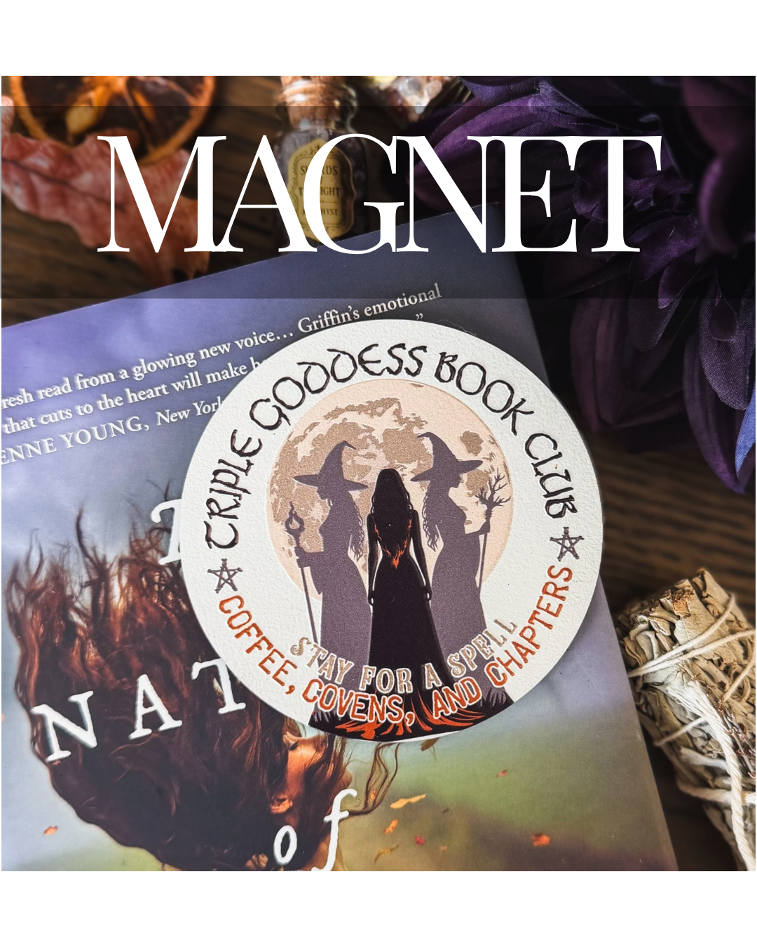 Triple Goddess Book Club Magnet