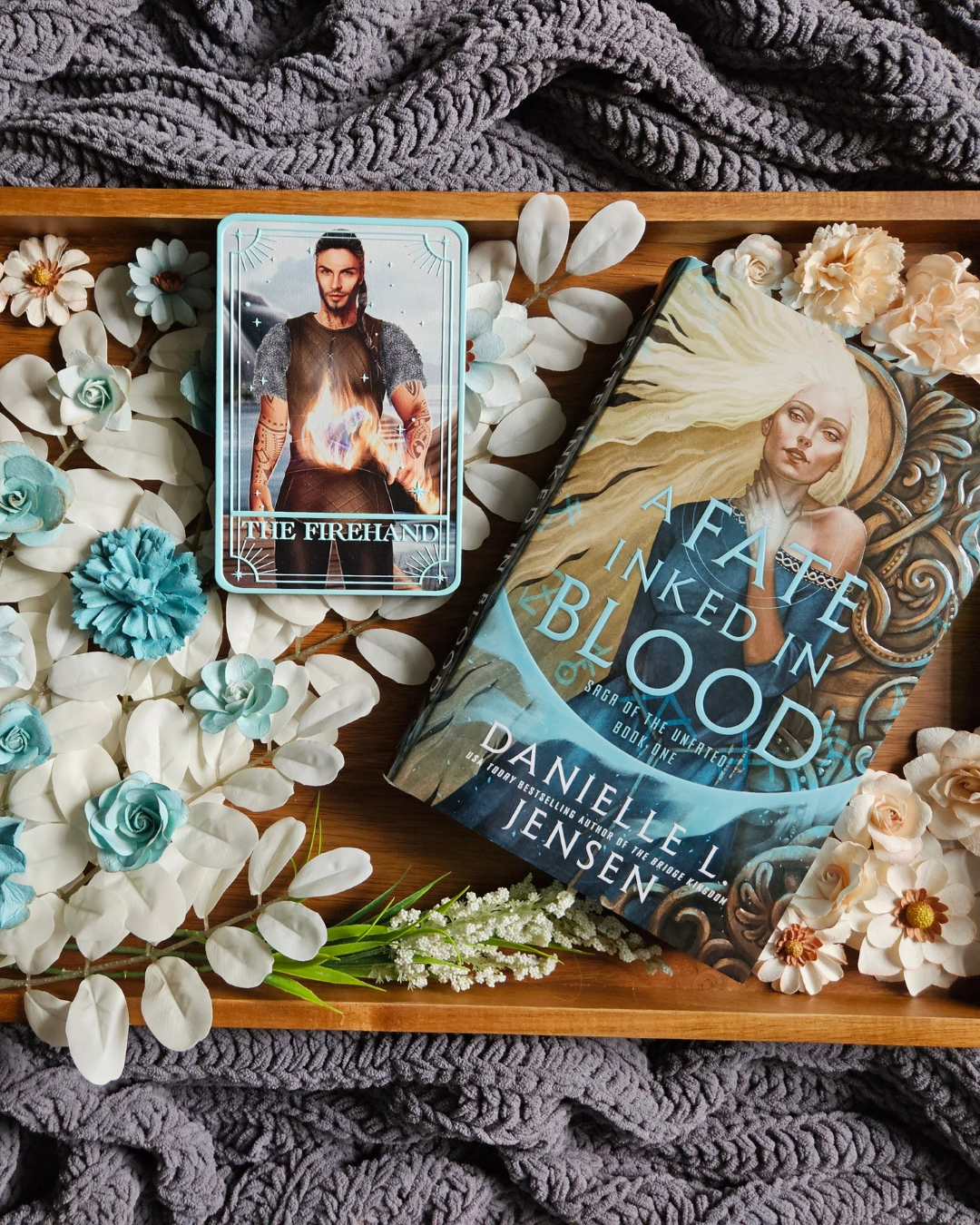 “The Firehand" Tarot Card Shelf Sign - Made with Permission Danielle L. Jensen Collection