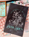 Load image into Gallery viewer, Book Siren Spiral Notebook (Blue)™ for FireDrake Artistry Photo credit @jessielovenelit
