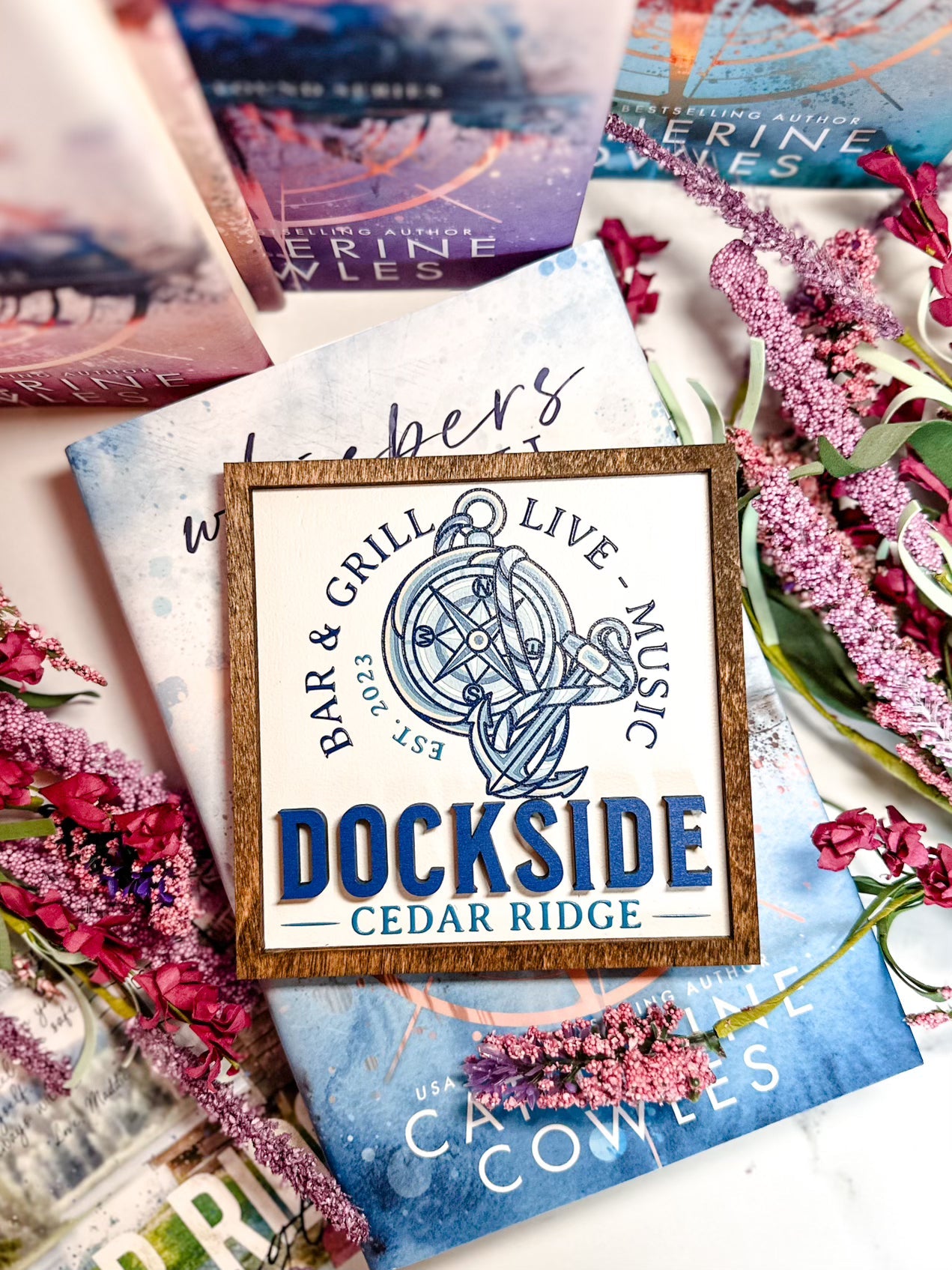 Dockside Bar and Grill Sign FireDrake Artistry™