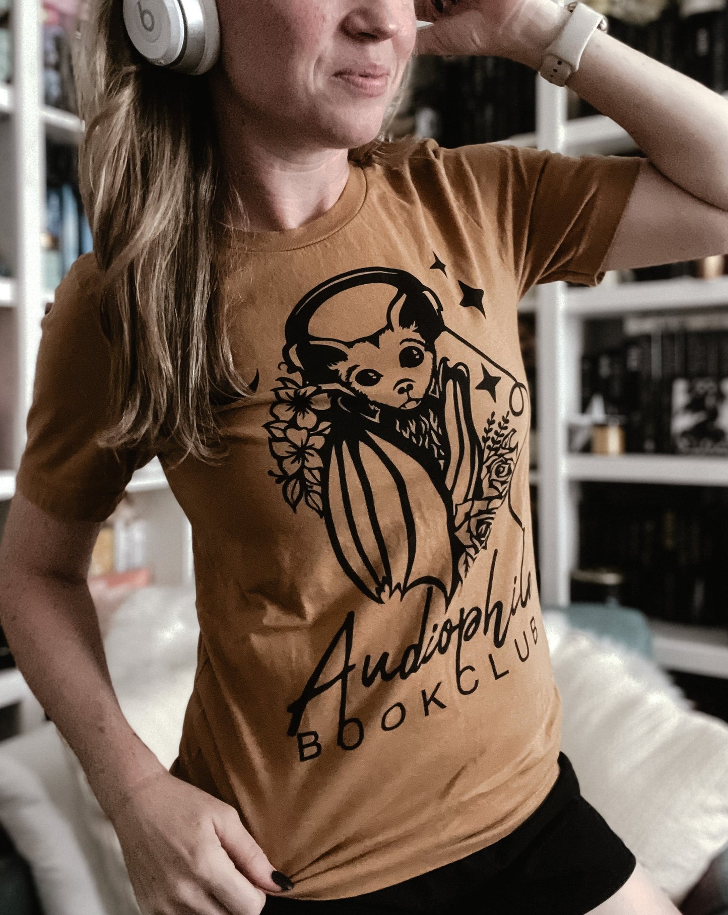 Audiophile Book Club Unisex t-shirt by FireDrake Artistry Photo by @themommabookclub