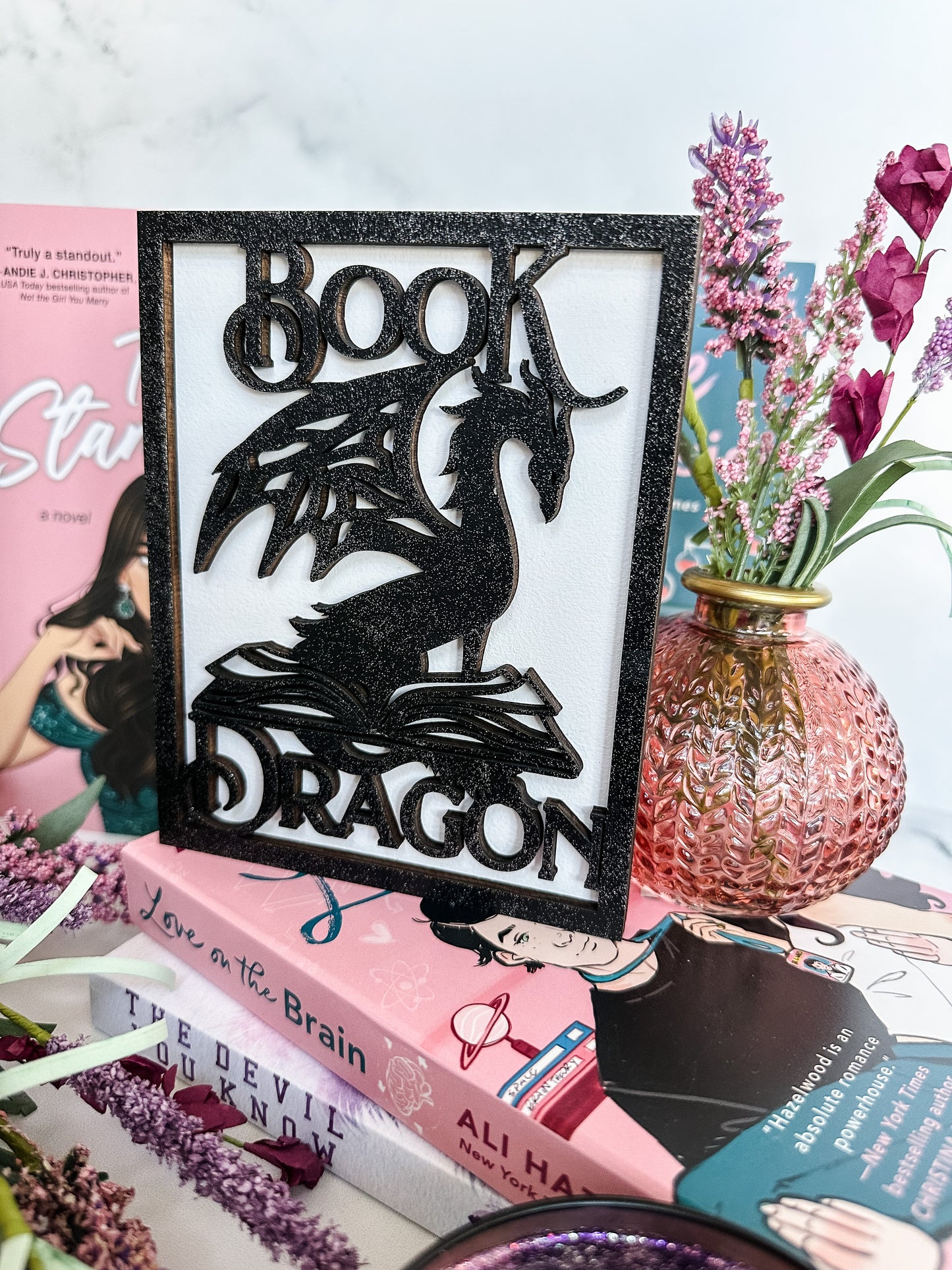 Book Dragon Sign - firedrakeartistry