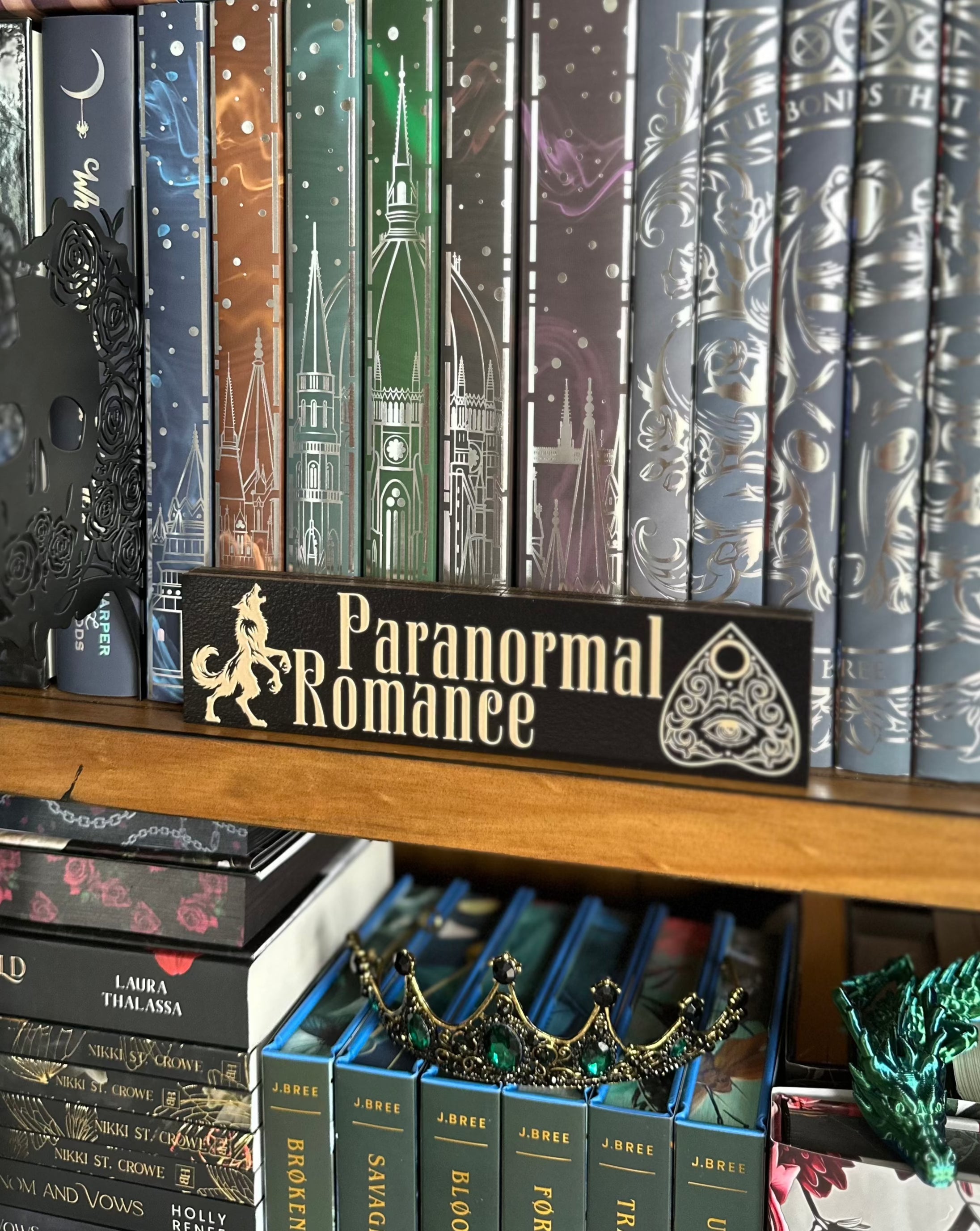 Paranormal Romance Shelf Mark™ Black & Brown FireDrake Artistry™