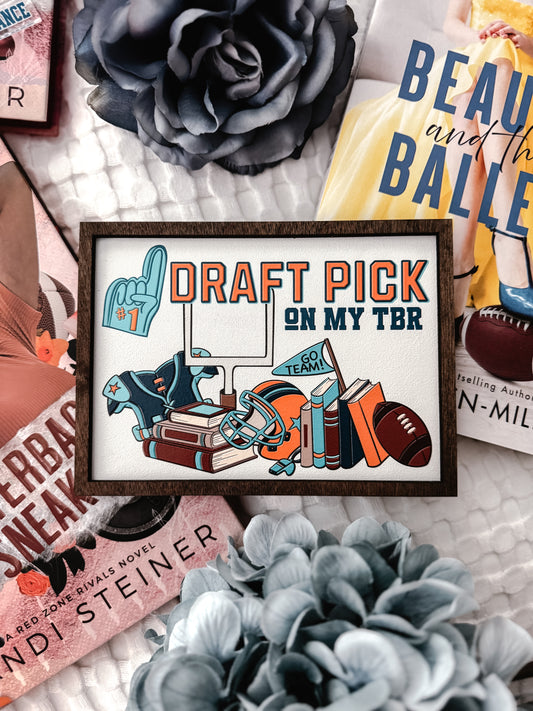 #1 Draft Pick Shelf Sign