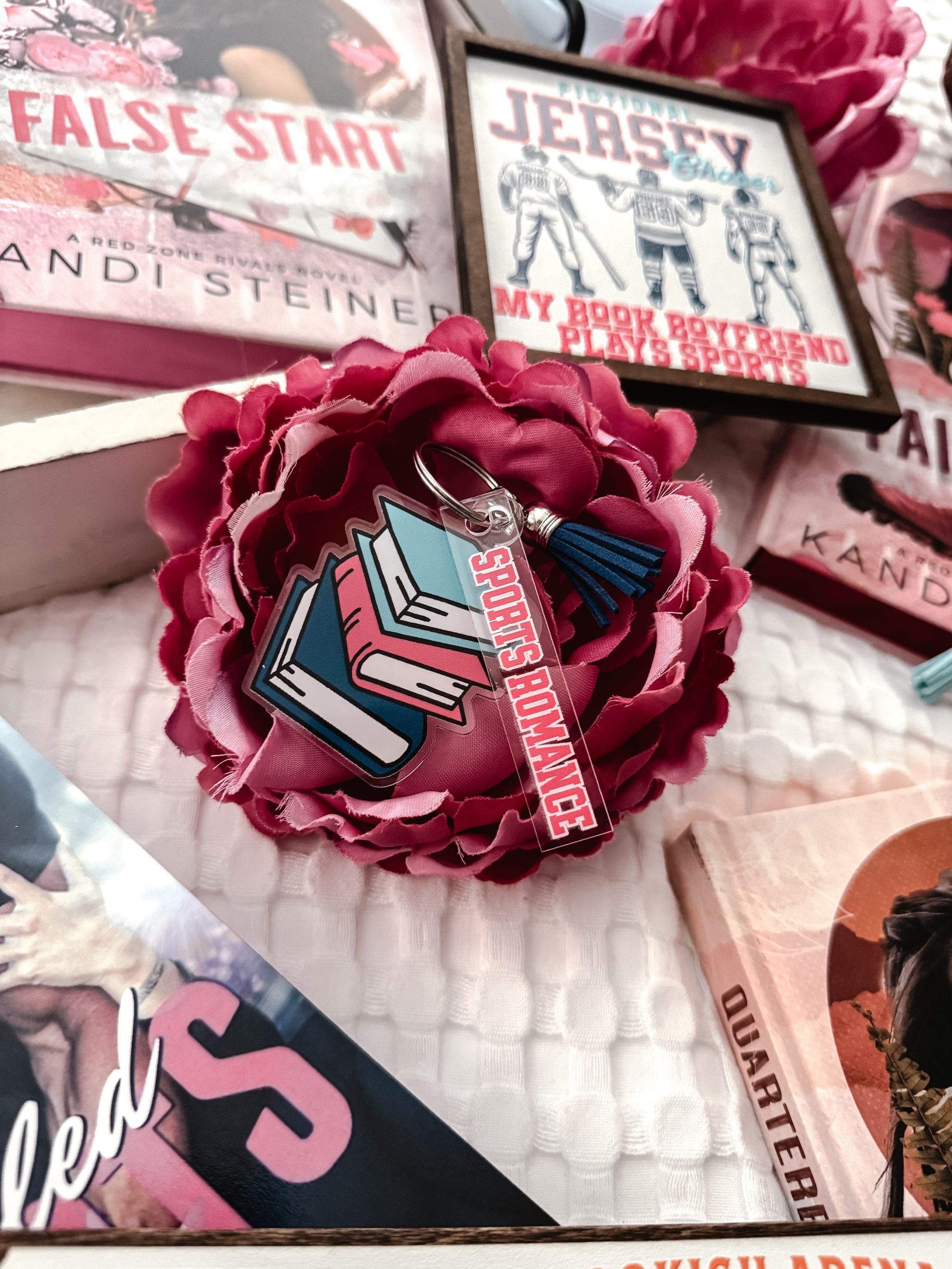 Sports Romance Keychain