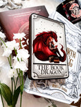 Load image into Gallery viewer, The Book Dragon tarot card FireDrake Artistry™ 2023
