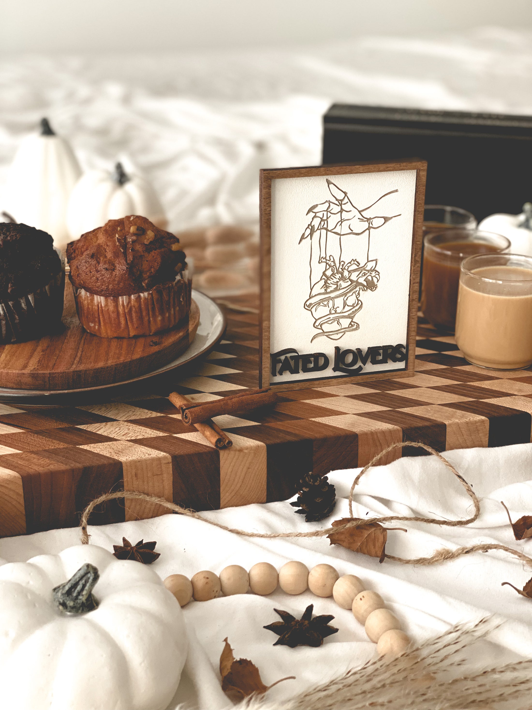 Fated Lovers Shelf Sign by Fire Drake Artistry® 