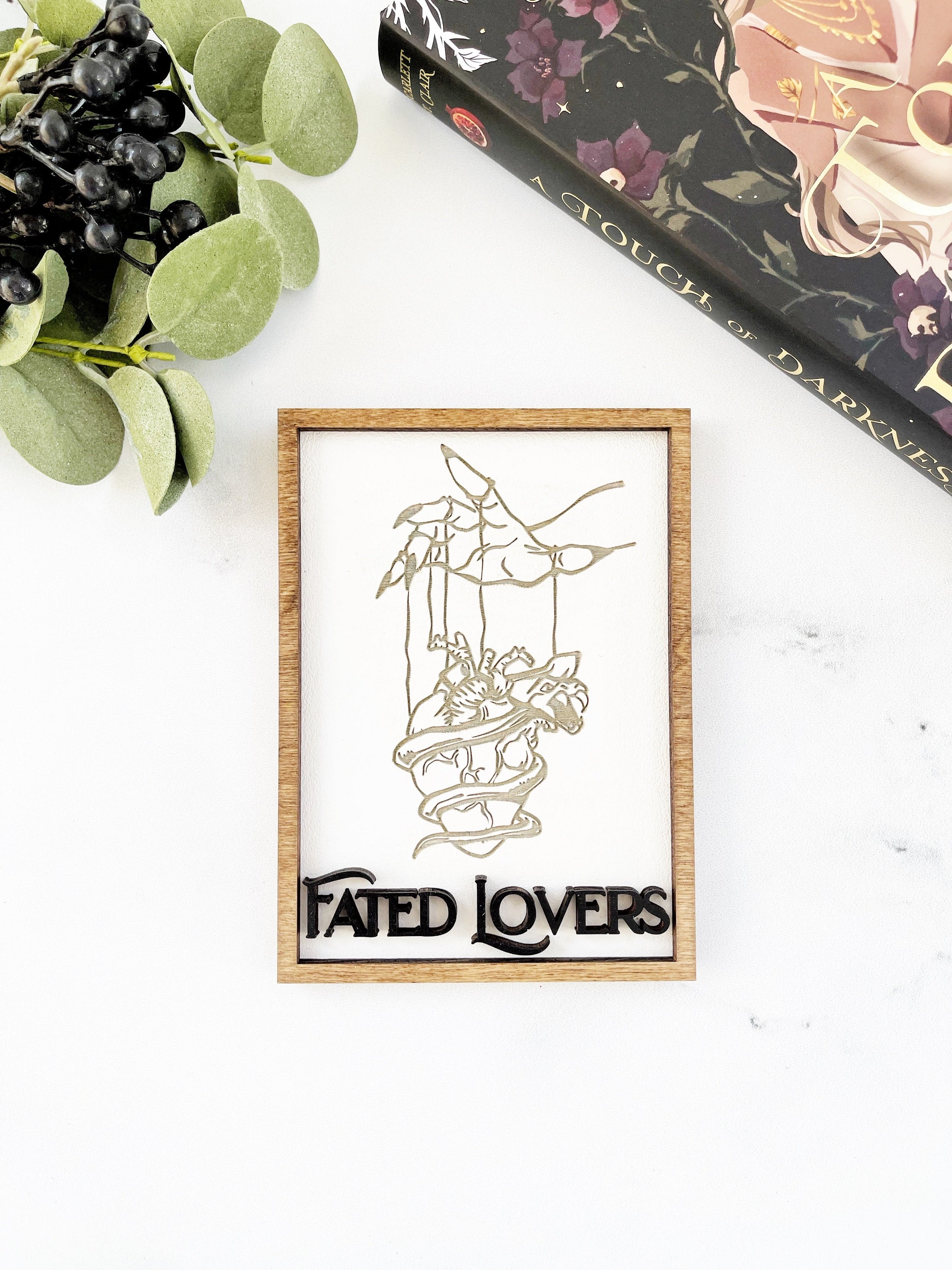 Fated Lovers Shelf Sign - firedrakeartistry