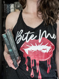 Load image into Gallery viewer, Bite Me Women's Racerback Tank for FireDrake Artistry 

