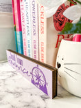 Load image into Gallery viewer, Small Town Romance Shelf Mark™ in Light Purple & Dark Purple by FireDrake Artistry™
