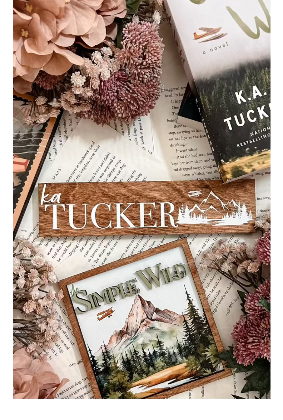 K.A. Tucker Shelfmark™ - Officially Licensed K.A. Tucker Collection - FireDrake Artistry®