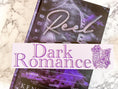 Load image into Gallery viewer, Dark Romance Shelf Mark™ in Light Purple & Dark Purple by FireDrake Artistry™
