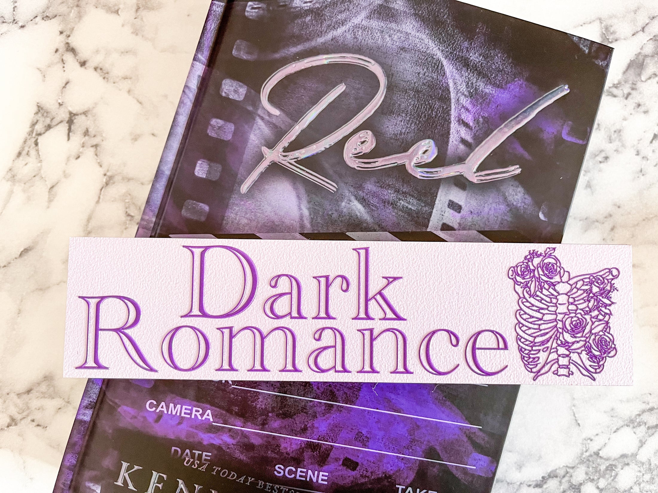 Dark Romance Shelf Mark™ in Light Purple & Dark Purple by FireDrake Artistry™