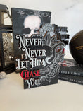 Load image into Gallery viewer, "Never Let Him Chase You" - Nikki St. Crowe Sign, created by FireDrake Artistry™
