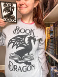 Load image into Gallery viewer, Book Dragon Unisex Sweatshirt for FireDrake Artistry
