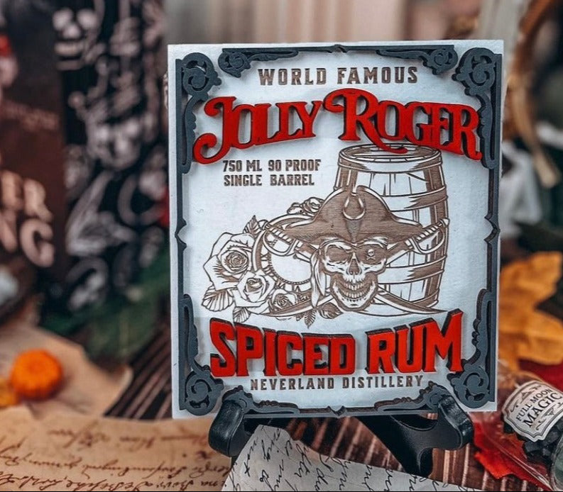 Jolly Rocker Sign Jolly Roger Sign - Nikki St. Crowe is – firedrakeartistry