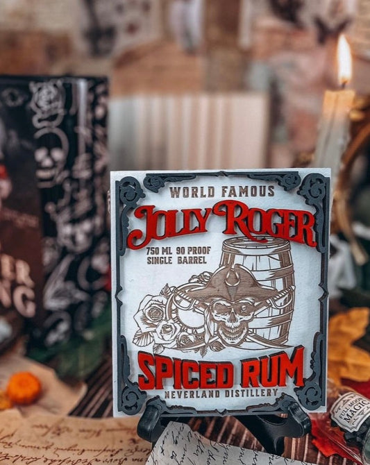 Jolly Roger Rum Sign FireDrake Artistry™