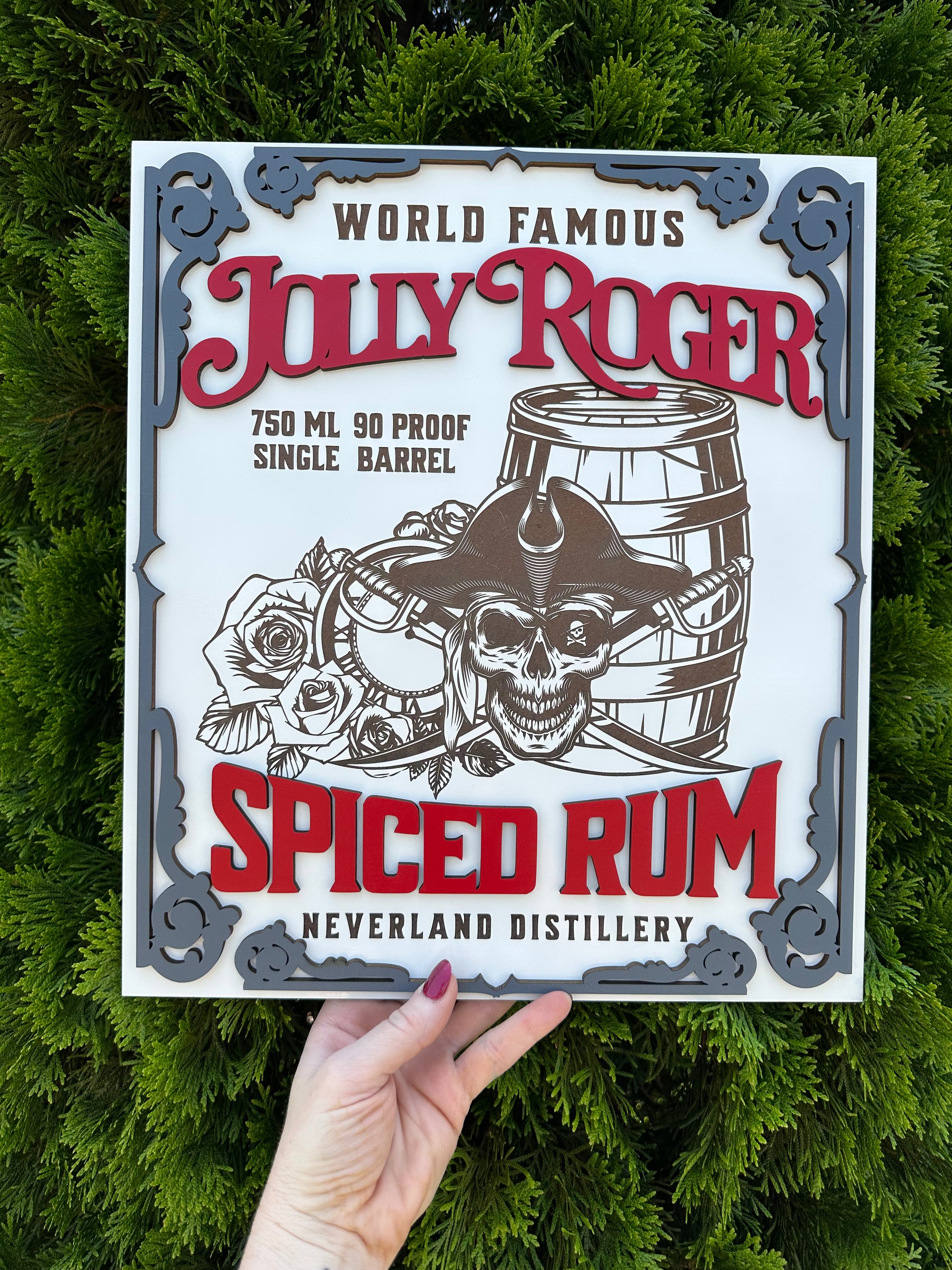 Jolly Roger Sign - Nikki St. Crowe, created by FireDrake Artistry®