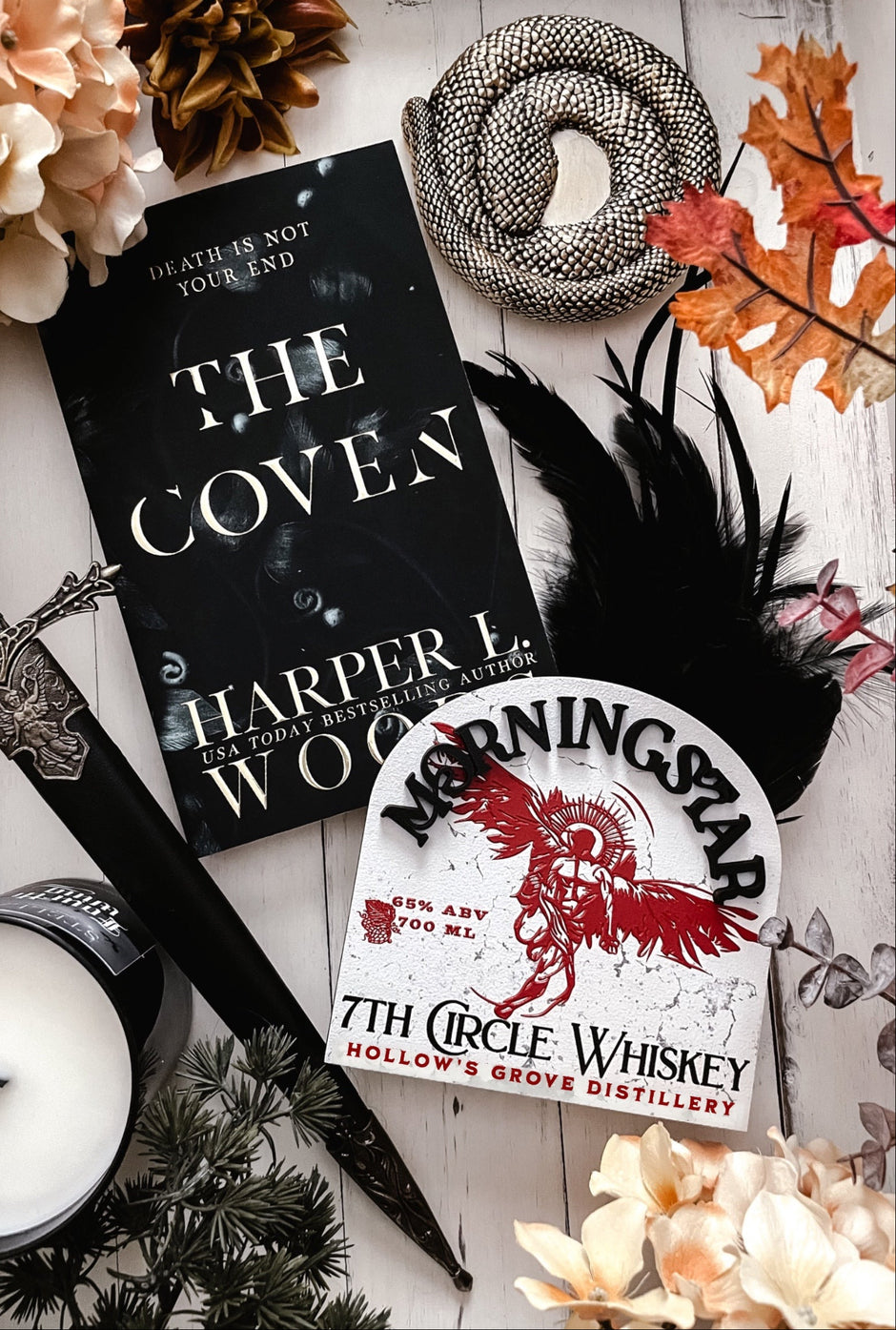 Morningstar 7th Circle Whiskey sign - Harper L. Woods, created by FireDrake Artistry®